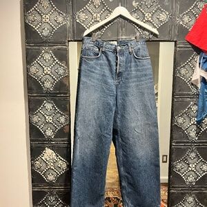 AGOLDIE low slung baggy jean